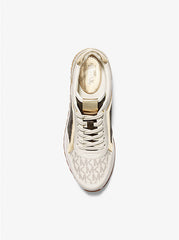 Michael Kors Maddy Two-Tone Logo Trainer Sneaker - Women