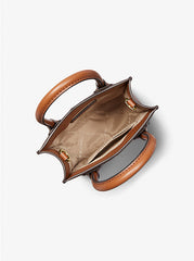 Michael Kors Mercer Extra Small Logo and Leather Crossbody Bag Brown (Hemen Teslim)