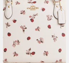 Coach Gallery Tote Bag with Ladybug Floral Print Kadın Deri Çanta