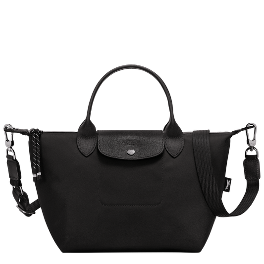 Longchamp Le Pliage Energy Small Handbag Black Recycled Canvas - Women