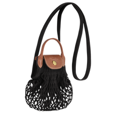Longchamp Le Plıage Filet EXTRA SMALL Mesh Bag Black - Women