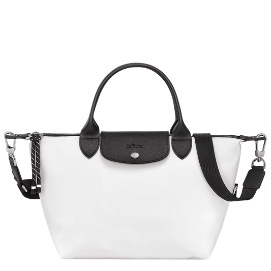 Longchamp Le Pliage Energy Small Handbag White Recycled Canvas - Women