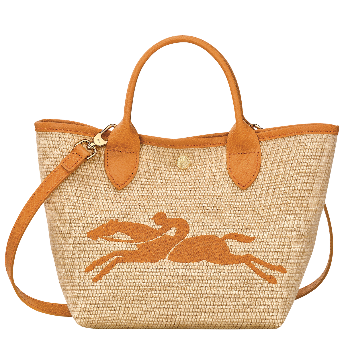 Longchamp Le Panier Pliage Small Basket Bag Apricot - Women