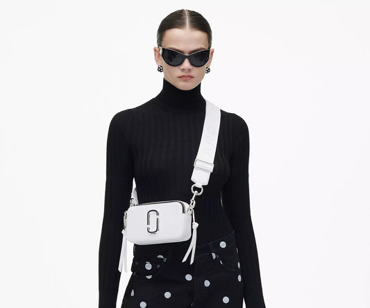 Marc Jacobs The Snapshot Crossbody Bag Full White - Women