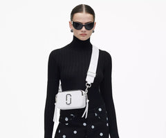 Marc Jacobs The Snapshot Crossbody Bag Full White - Women