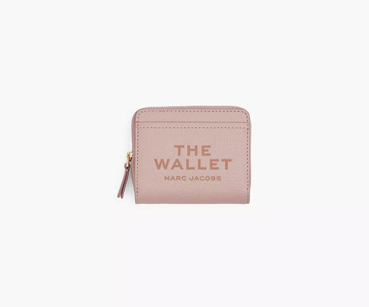 Marc Jacobs The Leather Mini Compact Wallet Rose - Women