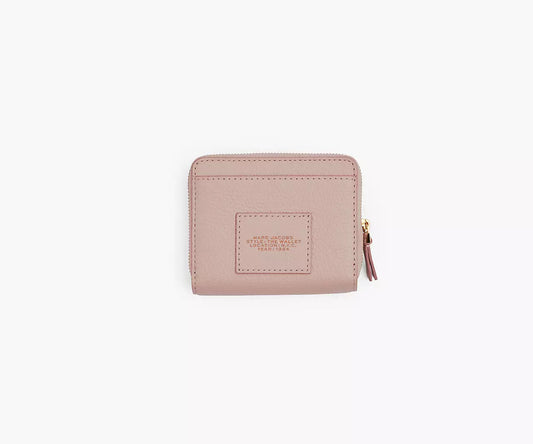 Marc Jacobs The Leather Mini Compact Wallet Rose - Women