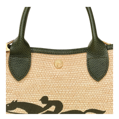 Longchamp Le Panier Pliage Small Basket Bag Khaki - Women
