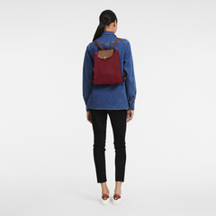 Longchamp Le Pliage Original Medium Backpack Red - Women