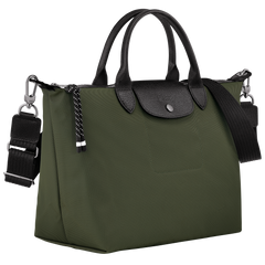 Longchamp Le Pliage Energy Large Handbag Khaki Recycled Canvas - Women
