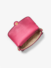 Michael Kors Leida Medium Studded Shoulder Bag Electiric Pink - Women