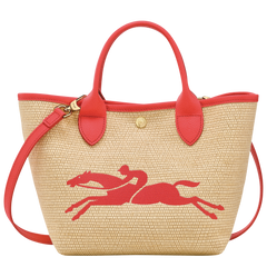Longchamp Le Panier Pliage Small Basket Bag Red - Women