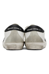 Golden Goose Whıte and Black Super Star Sneakers Shıne - Women