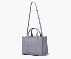 Marc Jacobs The Leather Medium Tote Bag Wolf Grey - Women