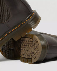 Dr. Martens 2976 Slip Resistant Leather Chelsea Boots Unisex - Dark Brown