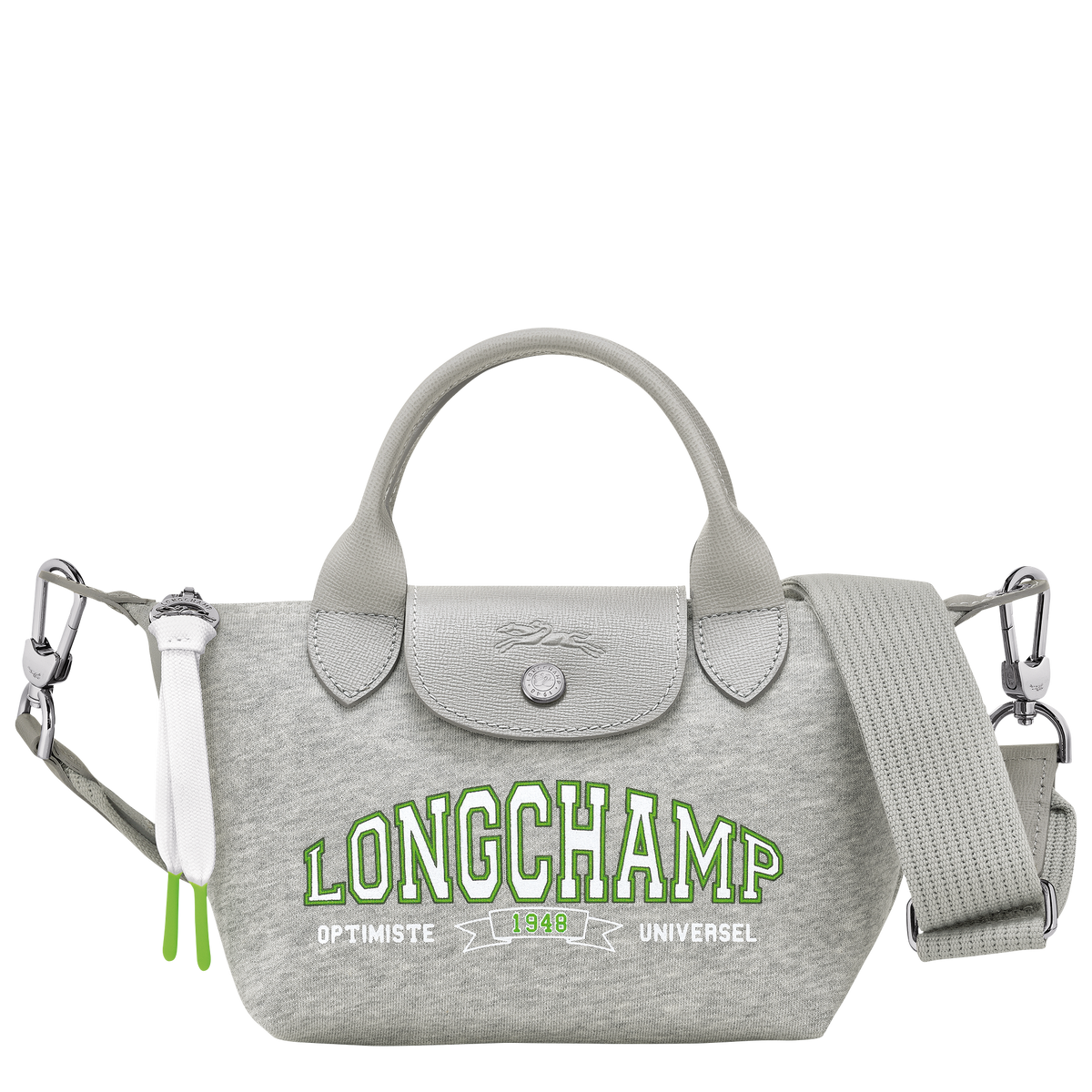 Longchamp Le Pliage Collection Extra Small Handbag Grey - Women
