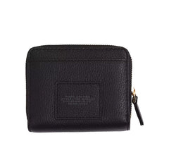 Marc Jacobs The Leather Mini Compact Wallet Black - Women