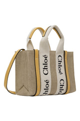 Chloé Beige Mini Woody Bag Honey Gold - Women