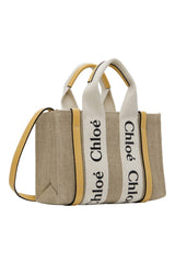 Chloé Beige Mini Woody Bag Honey Gold - Women