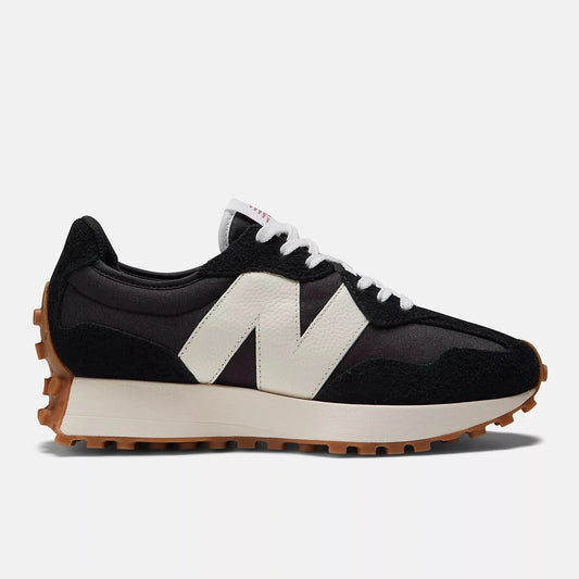 New Balance 327 Kadın Sneaker - Black with white and mineral red