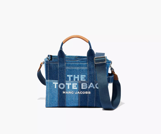 Marc Jacobs The Denim Small Tote Bag Blue - Women