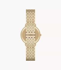 Emporio Armani Two-Hand Gold-Tone Stainless Steel Watch - Women